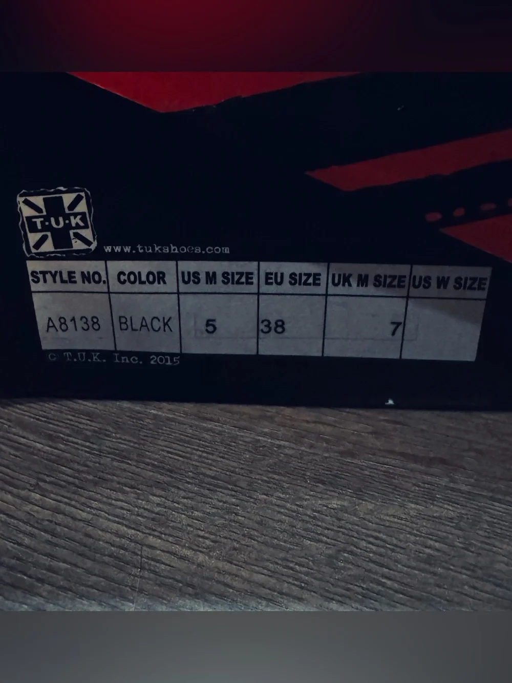 T.U.K black suede